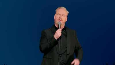 Eu digo:
"Muito bem, tu queres jogar básquete, - Jim Gaffigan: Dark Pale