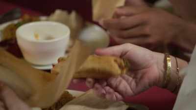 [Eugene] Oh, that's just like
a little Cajun mayo, - No Recipe Road Trip With the Try Guys