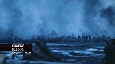 Eugene Sledge:
THE BEACH WAS A SHEET OF FLAME - The Pacific War in Color