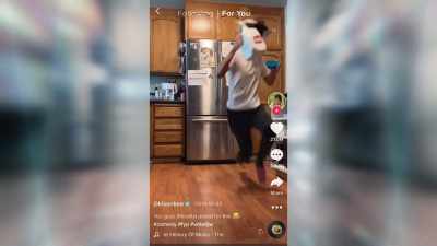EUGENE: The "For You" page
on TikTok is the default - TikTok, Boom.