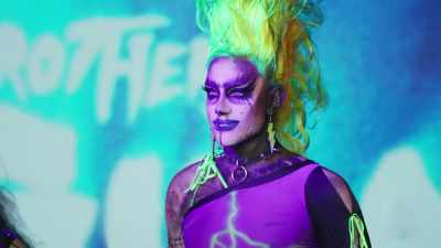 - Evah and HoSo, you
are up for elimination. - The Boulet Brothers' Dragula: Titans