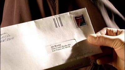       EVANS:
   It's an upside-down stamp. - CSI: Crime Scene Investigation