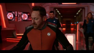 - Evasive maneuvers, pattern beta!
- Aye, sir! - The Orville