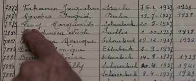 [Evelyne] And there on the register
was her name. - Misha and the Wolves