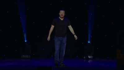 Even at her funeral... My mum died first, - Ricky Gervais: Humanity