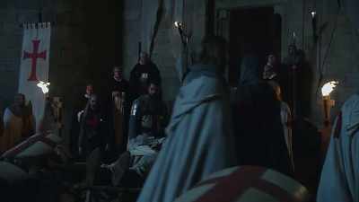 Even as far back as our Master,
Godfrey, murdered on the road. - Knightfall