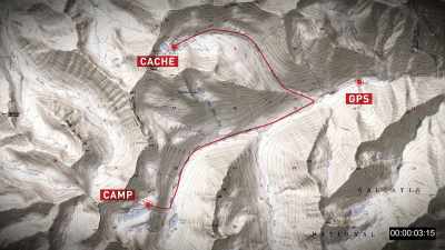 Even if he had missed
the turn to the cache, - Missing 411: The Hunted