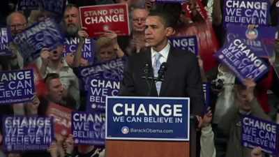 Even Hillary Clinton's
own tracking poll - Obama: In Pursuit of a More Perfect Union