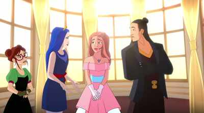 Even if his heart
is in the right place, - Descendants: The Royal Wedding