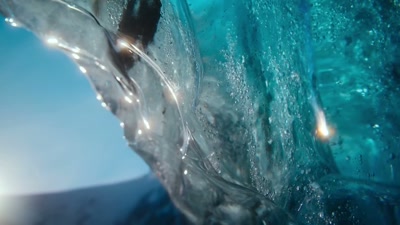 Even now, its warming touch
is changing these icy valleys. - A Year on Planet Earth