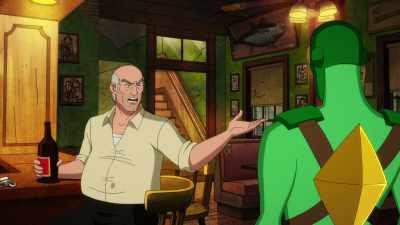 Even if people liked
those horrible ideas, - Kite Man: Hell Yeah!