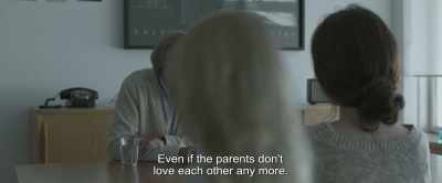 Even if the parents don't
love each other any more. - Under the Tree