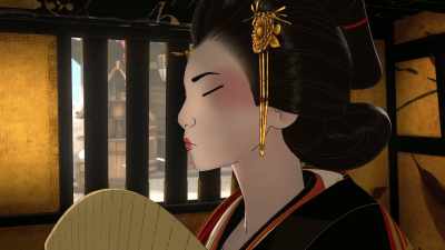 Even the prostitutes
are working night and day. - BLUE EYE SAMURAI