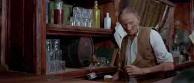 Even the safe looks like an attar,
with the candlesticks. - For a Few Dollars More