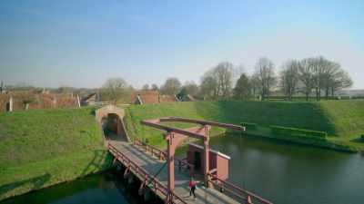 Even though Bourtange
looks nothing like a castle, - Europe From Above