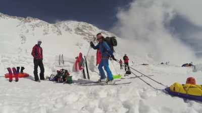 Even though it isn't very technical,
it's dangerous, demanding, - Kilian Jornet, Path to Everest
