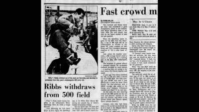 Even though we knew
the circumstances, - Uppity: The Willy T. Ribbs Story