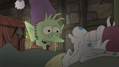 Even though your stories
were long, boring, - Disenchantment