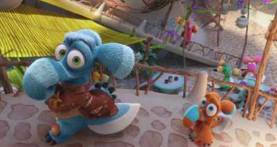 Even when we discovered
our true destiny as sea creatures, - Two by Two: Overboard!