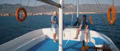 Even with this little boat,
you can feel - The Ghost of Peter Sellers