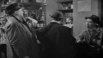 Evening, boys.
Where's the third musketeer? - It Always Rains on Sunday