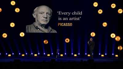 "Every child is an artist." - Greg Davies: You Magnificent Beast