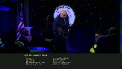 Every day cops put their lives
on the line - Jeff Ross Roasts Cops