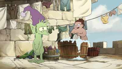 Every garment needs a good soapy scrub, - Disenchantment