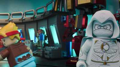 Every hero's gotta use
a super cool, heavy metal, - LEGO Marvel Avengers: Mission Demolition
