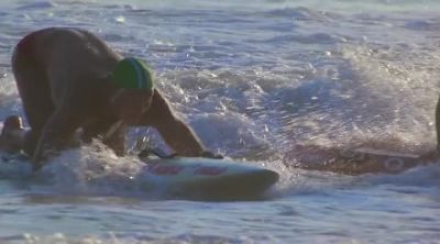 ♪ EVERY JOURNEY BEGINS
♪ WITH A SINGLE STEP - Baywatch