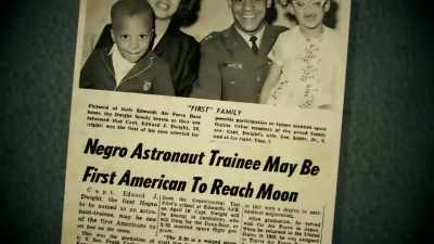 Every step he takes becomes
increasingly important. - Black in Space: Breaking the Color Barrier