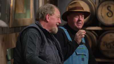 Every time
he takes a sip of it, - Moonshiners: Master Distiller
