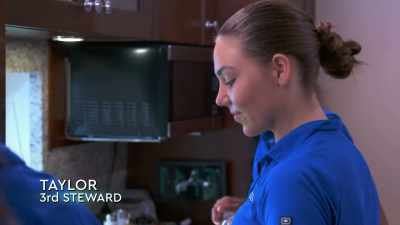 Every time I'm working
on the table, I'm like, - Below Deck Down Under