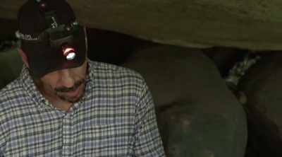 ‐ Every time you start
looking around this cave - Lost Gold of World War II