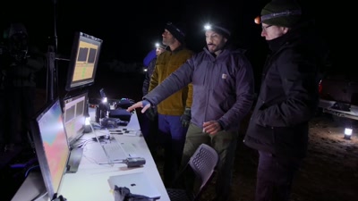 Every time
we change the laser pattern, - Beyond Skinwalker Ranch