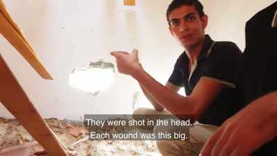 Every wound was this big. - Killing Gaza