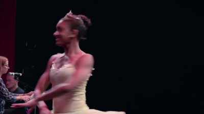  Every young ballet dancer hopes
she'll get to be - On Pointe