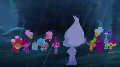[ everybody cheering ] - Trolls: TrollsTopia