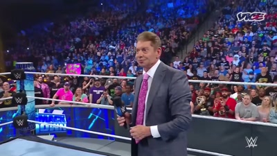 -Everybody cheers "Yeah!" - The Nine Lives of Vince McMahon