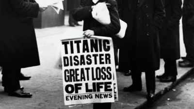 Everybody finds something
in this disaster, - Back to the Titanic