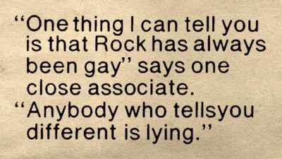 "Everybody in Hollywood
knew it - Rock Hudson: All That Heaven Allowed