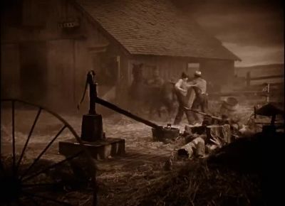 Everybody in the storm cellar - The Wizard of Oz