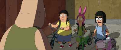 Everybody loves that.
(CHUCKLES NERVOUSLY) - The Bob's Burgers Movie