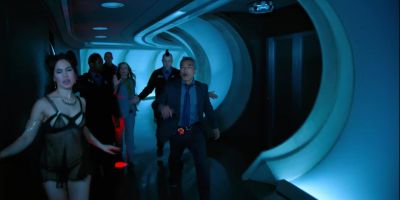 -Everybody off this ship! Let's go. Move!
 Warning. - Altered Carbon