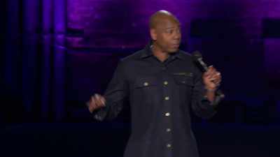 Everybody started screaming,
"Oh, my God, he's got a gun." - Dave Chappelle: The Dreamer