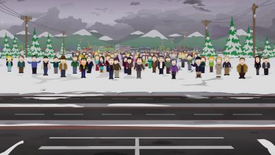 - Everybody stay put.
- I'll handle this. - South Park
