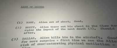 Everyone was a bit
worried about it for sure, - Memory: The Origins of Alien