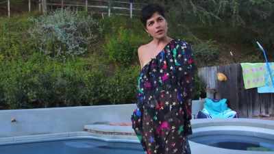 Everyone always gets
in the water at the end, - Introducing, Selma Blair