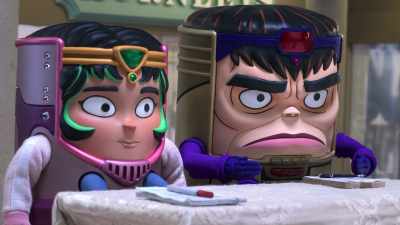 Everyone else go home!
Oh my god, Melissa‐‐ - Marvel's M.O.D.O.K.
