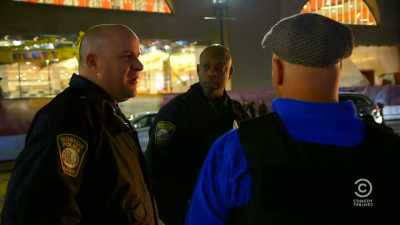 Everyone else runs away,
you have to run in. - Jeff Ross Roasts Cops